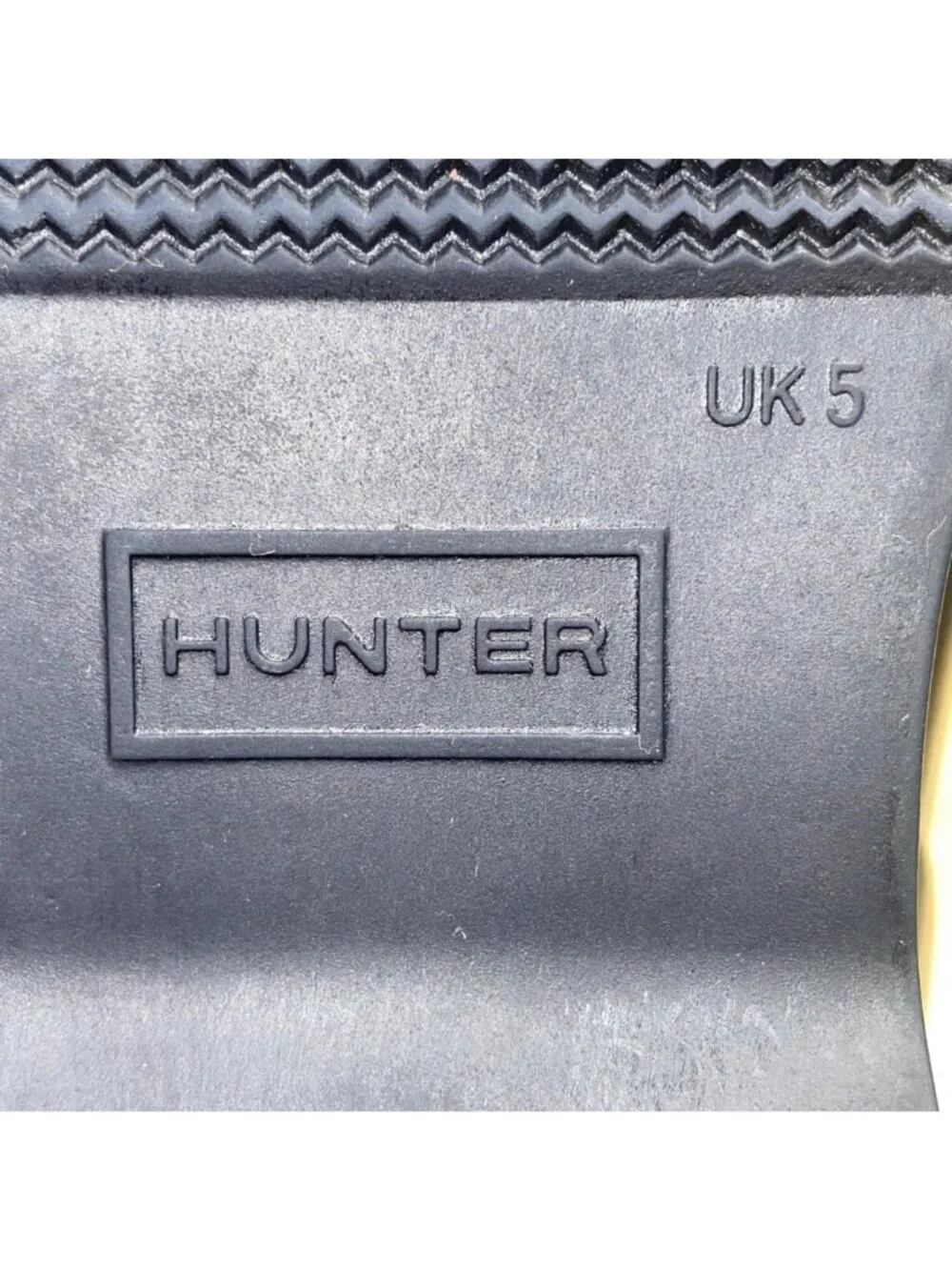 Hunter Women’s Navy Rubber Waterproof Ankle Rain Boots Size 7US